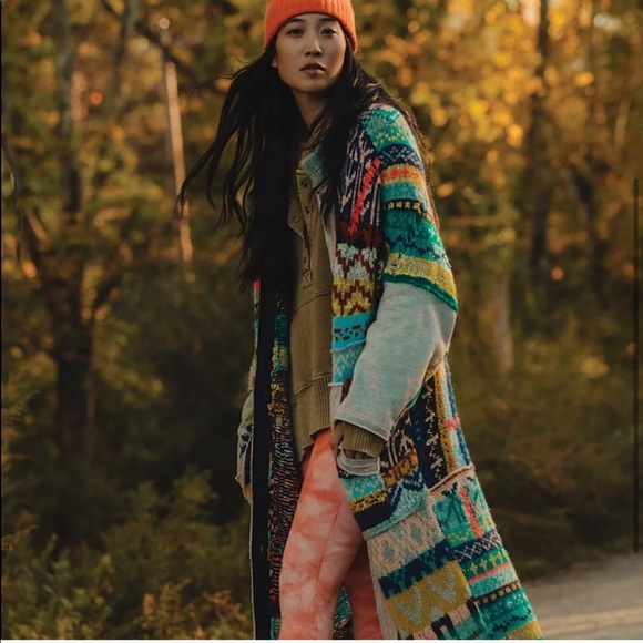 *NWT* Free People “All My Love” Cardi in Rainbow Size S - Picture 2 of 6